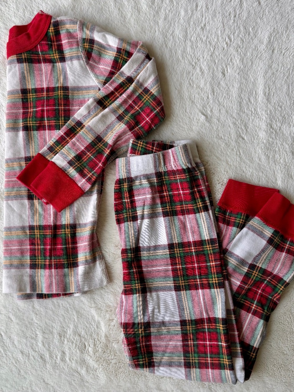 Hanna Andersson Holiday Tartan Plaid Pajama Set